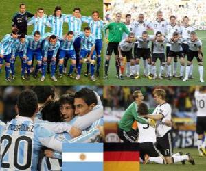 yapboz Arjantin - Deutschland, çeyrek finale, Güney Afrika 2010